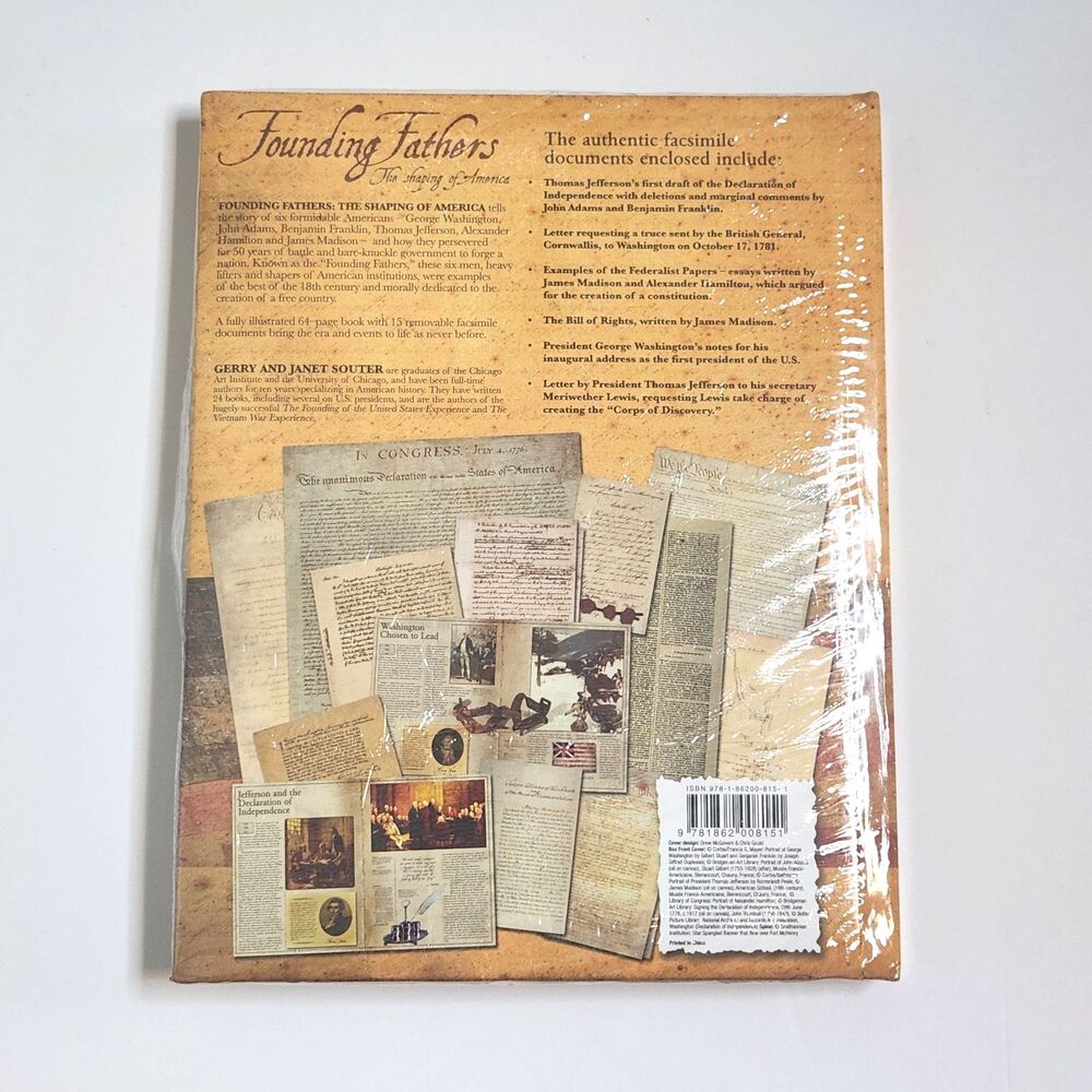 Founding Fathers: The Shaping of America 2011 Hardcover Book Facsimiles History - Picture 2 of 7